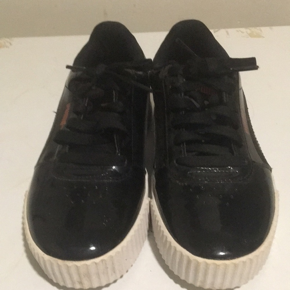 Puma Glossy Black Sneakers
